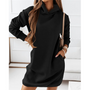 Bequeme Herbst-Hoodie-Kleid – Amalia