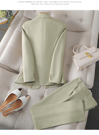 Damen Blazer & Hosen Set – Celestine Herbstzauber Edition