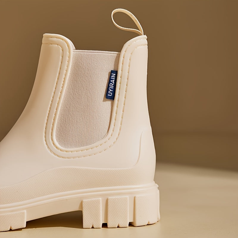 Damen Regenstiefel halbhoch wasserdicht mit Antirutschsohle – Selora