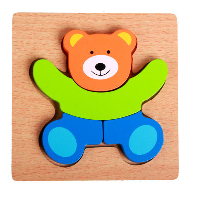 Lernpuzzle aus Holz für Kleinkinder – EntdeckerSet Montessori (1+1 GRATIS)