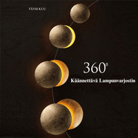 360° drehbarer Lampenschirm, goldfarben, modernes Design, Beleuchtung, Inneneinrichtung.