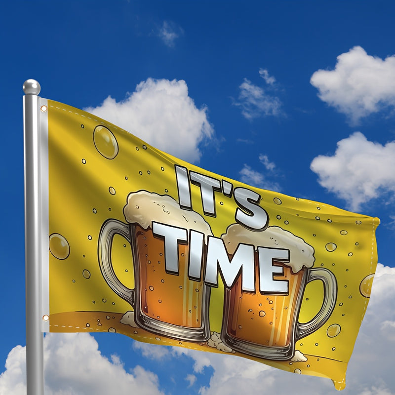 1 Stück große Oktoberfest Deko-Flagge – ProstFlagge Oktoberfest 2025