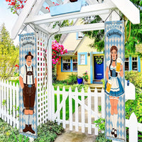 Oktoberfest Banner Set Polyester – WiesnWillkommen Oktoberfest 2025