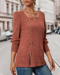 Stricktop für Damen mit Knöpfen – Mireille