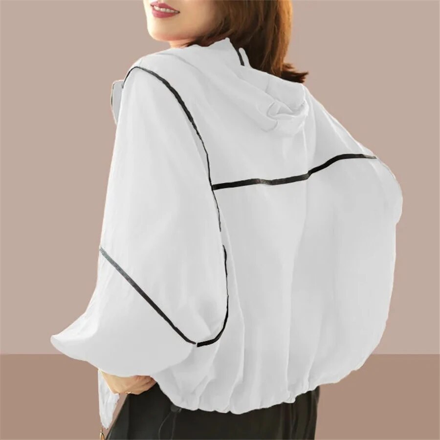 Herbstliche Damen Hoodie Jacke mit Oversized Passform – Zoë