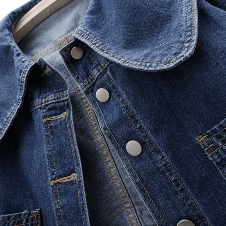Damen Denimjacke mit Matrosenkragen – Herbstzauber Giovanna
