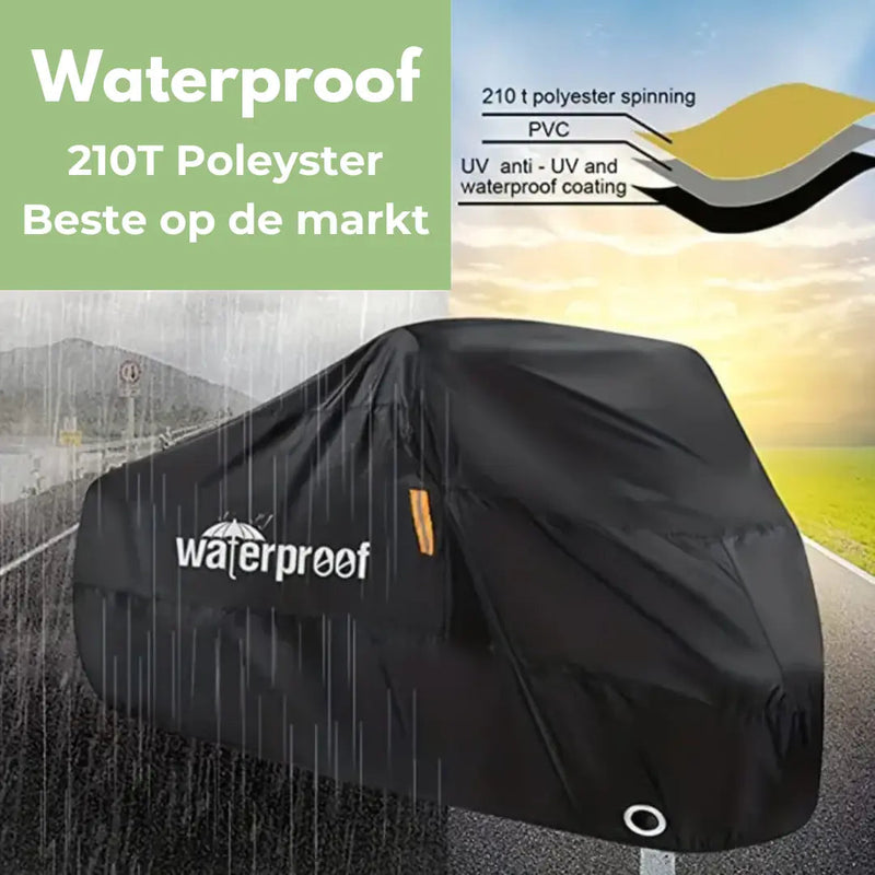 Wasserdichte Fahrradabdeckung, schwarz, 210T Polyester, UV-beständig, für Outdoor-Schutz.