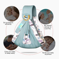 Multifunktionale Babytrage mit Stillfunktion aus Baumwolle – 0 bis 36 Monate