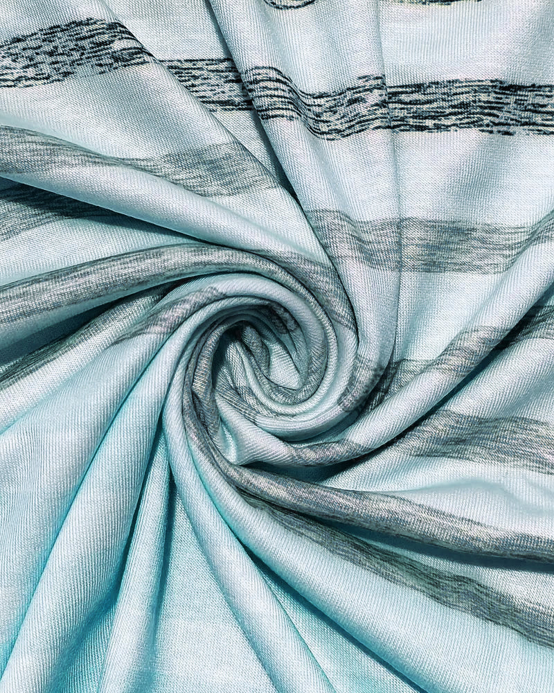 Gestreiftes Damen T-Shirt mit Rundhalsausschnitt & Farbverlauf – Melia