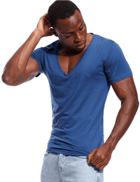 Lässiges & Figurbetontes Herren V-Ausschnitt T-Shirt – Jonas