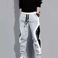 Herbstliche Herren Patchwork-Joggers mit Kordelzug – Rafael