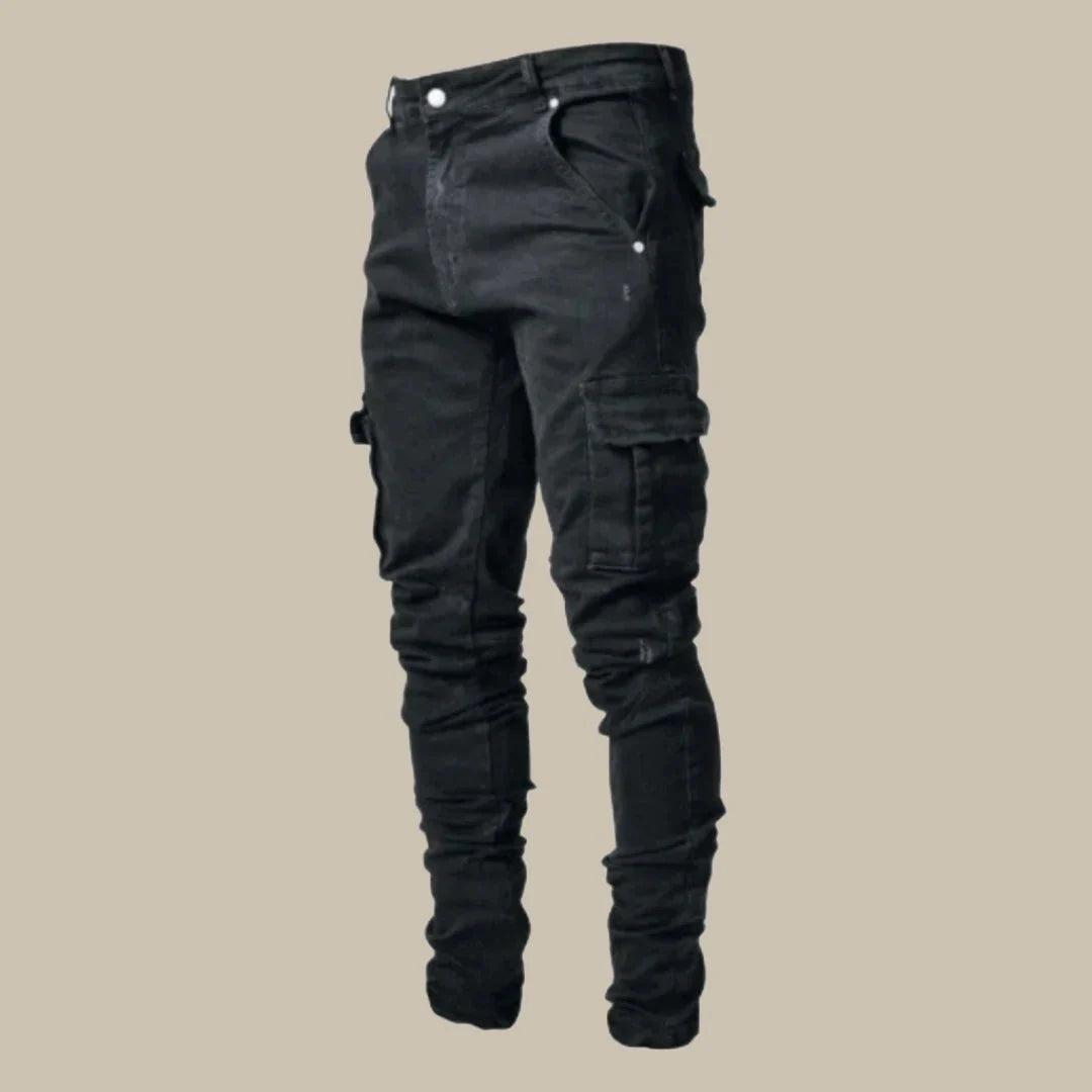 Premium Stretch Cargo Jeans für Herren - Orion