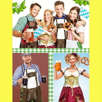 Schürzen Set 4-teilig – WiesnSpaß Oktoberfest 2025