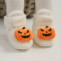 Kinder Halloween Hausschuhe mit Cartoonprint – SpookySteps