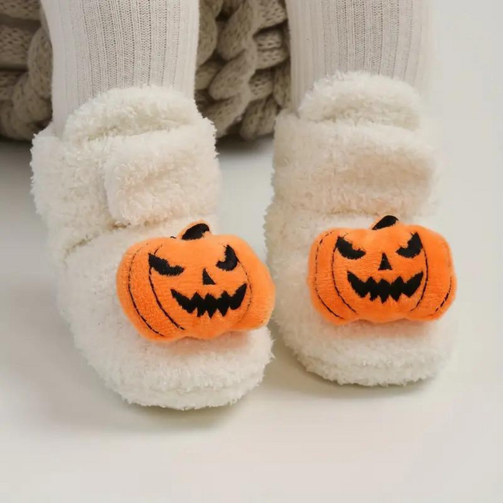 Kinder Halloween Hausschuhe mit Cartoonprint – SpookySteps