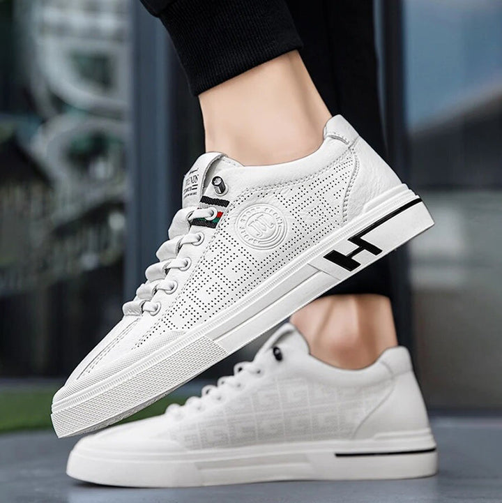 Herren-Sneaker aus Perforiertem Leder mit Leichtbauweise – Ethan