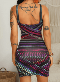 Trendy Gestreiftes Bodycon Minikleid für Damen – Liana