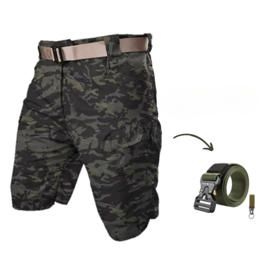Herren Cargo-Shorts mit 7 Taschen & Gratis Gürtel – Taro