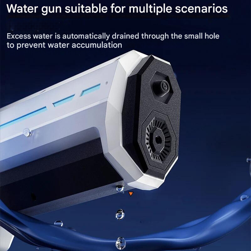 Automatische Wasserpistole mit 1L Tank & 10 m Reichweite – Sommerspaß pur