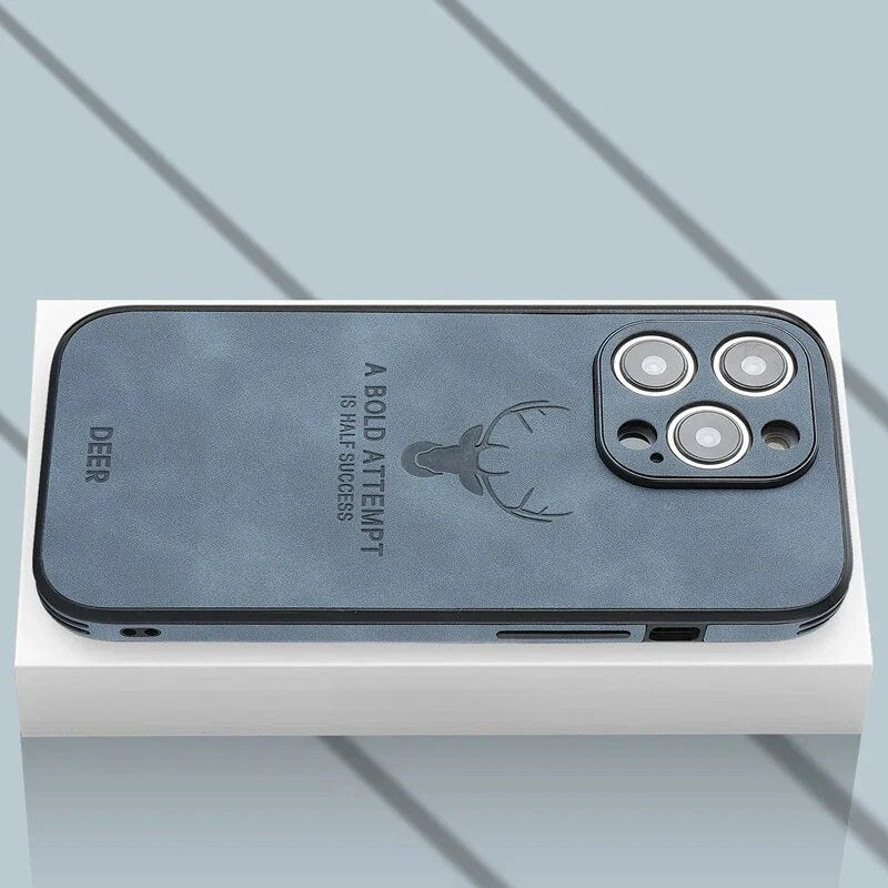 Luxe Hirschleder iPhone Hülle - Veltro