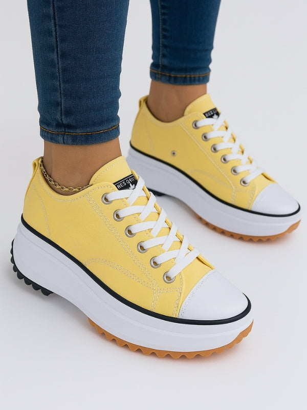 Plateau-Sneaker mit Absatz – Dalia