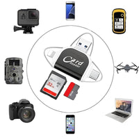 4-in-1 SD & TF Kartenleser - FlexPort