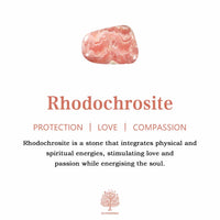 Rhodochrosit Edelstein rosa, Schutz, Liebe, Mitgefühl, spirituelle Energie, Leidenschaft.