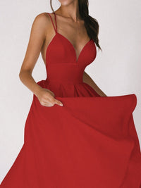 Strappy V-Ausschnitt Kleid - Noa