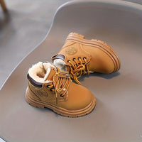 Wasserfeste Fleece-Herbststiefel für Jungen – Mit Warmfutter & Profilsohle