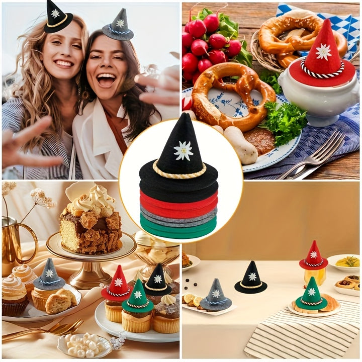 Oktoberfest Mini Flasche Deko 2 Sets (je 8 Stück) – EdelweissHütl Oktoberfest 2025