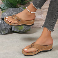 Bequeme Braune Damen Sandalen - Elara