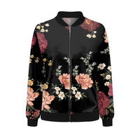 Damen Herbstjacke mit feinem Blumenmuster – Fiora