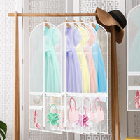 Faltbare Herbst-Tanz-Kleidersäcke mit Reißverschluss-Zubehörtaschen – 5er-Pack (2 zum Preis von 1)