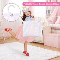 Faltbare Herbst-Tanz-Kleidersäcke mit Reißverschluss-Zubehörtaschen – 5er-Pack (2 zum Preis von 1)