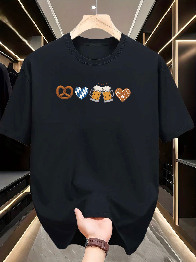 Herren Grafik T-Shirt aus 100% Baumwolle – Franz Oktoberfest 2025