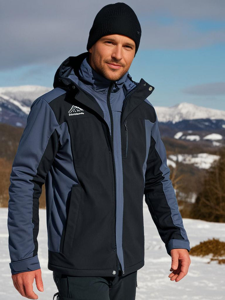 Herren-Winter-Outdoorjacke mit Kapuze – Roderik