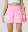 Atmungsaktiv & Schnell trocknend High-Waist Fitnessshorts Damen – Mirabella