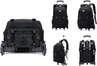 Multifunktionaler Schulrucksack mit Rollen für Jungen – Umwandelbare Trolley-Tasche