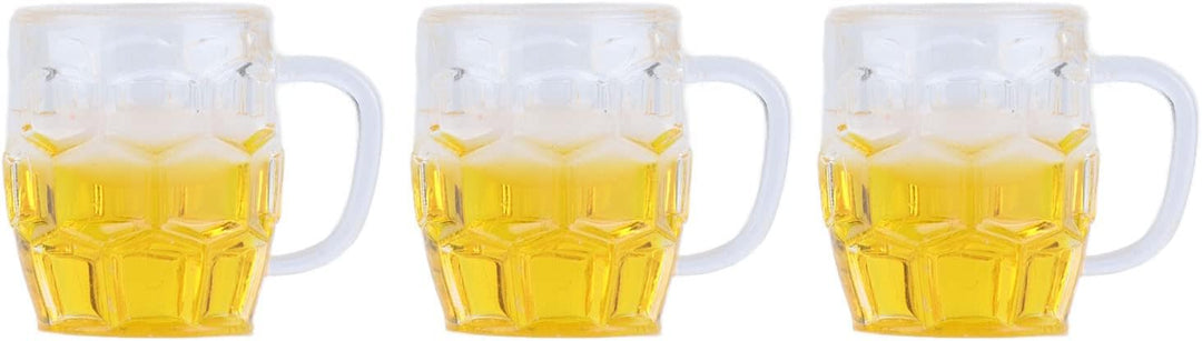 Mini Bierkrüge (12er-Set, Harz) – DekoProst Oktoberfest 2025