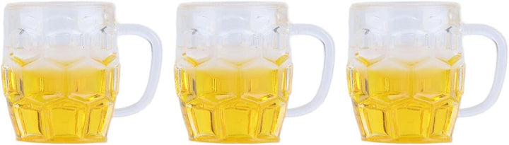 Mini Bierkrüge (12er-Set, Harz) – DekoProst Oktoberfest 2025