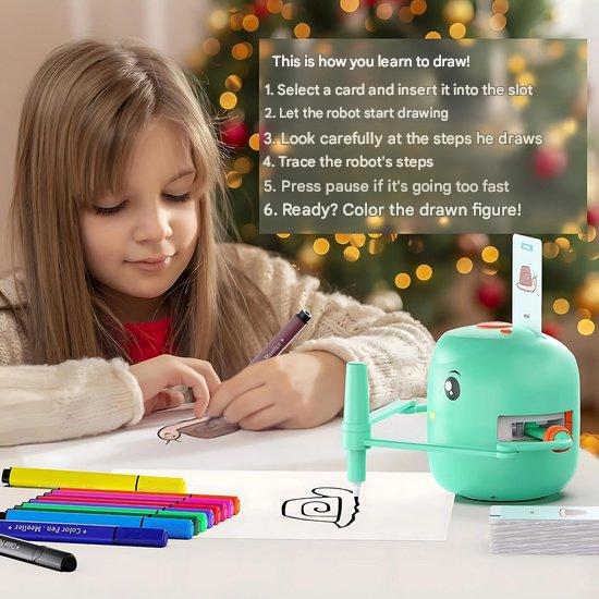 Tekenroboter mit Lernkarten – Kreatives Zeichenlernen für Kinder