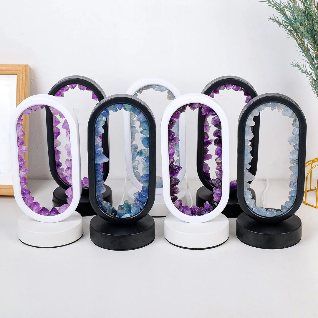 Handgemachte Amethystlampe - Serenith