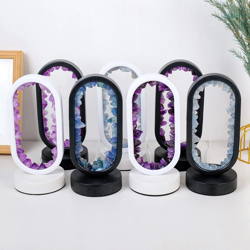 Handgemachte Amethystlampe - Serenith