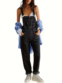 Stylischer Damen-Denim-Jumpsuit für jeden Tag - CityEase