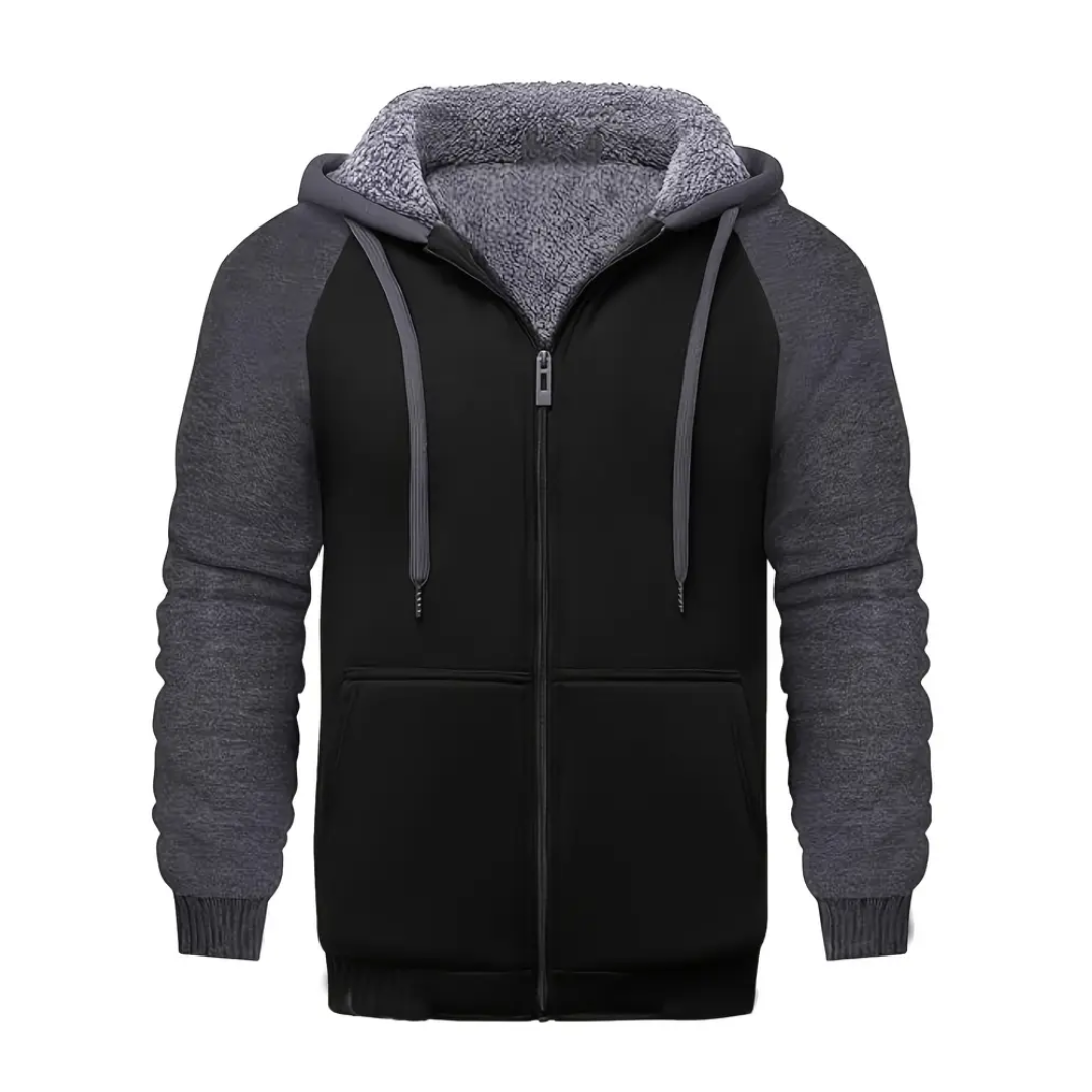 Herren Hoodie gefüttert mit Sherpa-Fleece – Niels