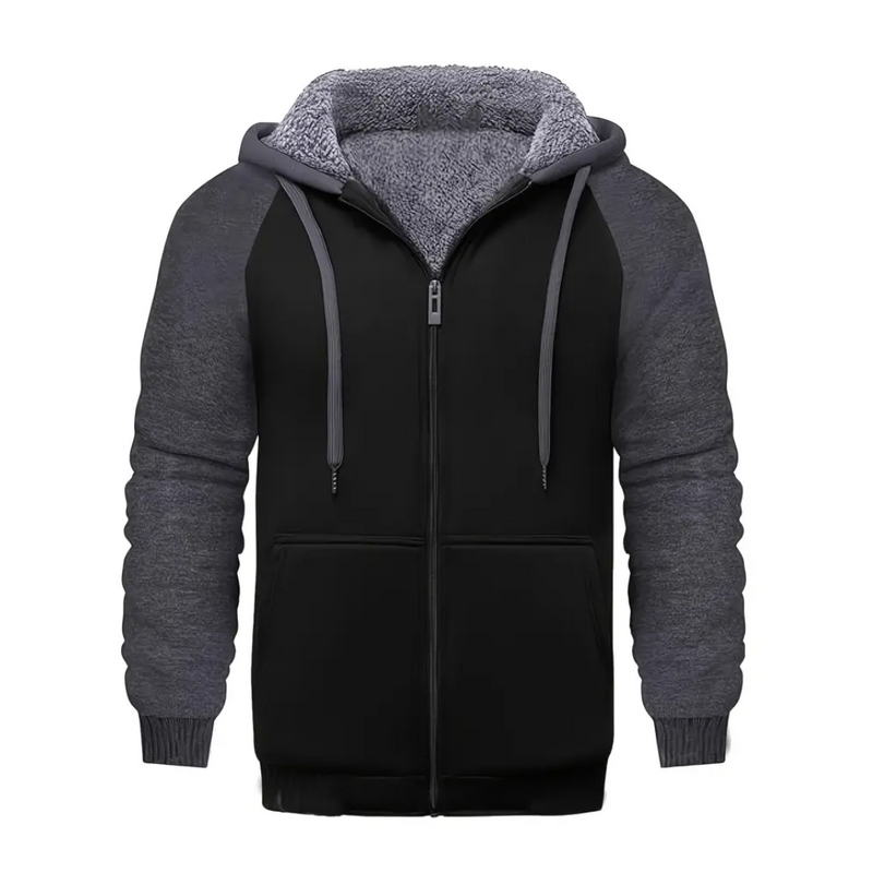 Herren Hoodie gefüttert mit Sherpa-Fleece – Niels