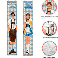Oktoberfest Banner Set Polyester – WiesnWillkommen Oktoberfest 2025
