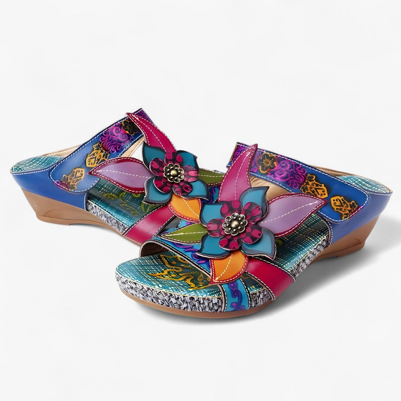 Boho-Sandalen für Damen mit geflochtenen Riemen – BohoStep Dolly