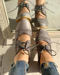 Herbstliche Orthopädische Vintage Damen Schuhe - Felina