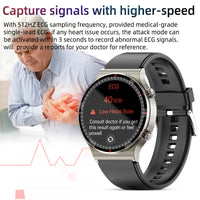 EKG Smartwatch mit Blutsauerstoff- und Herzfrequenzsensor – CardioTrack